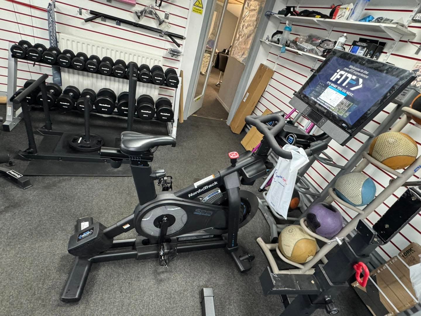 NordicTrack S22i Smart Bike by NordicTrack, used cardio equipment for sale at TJ Gym Equipment