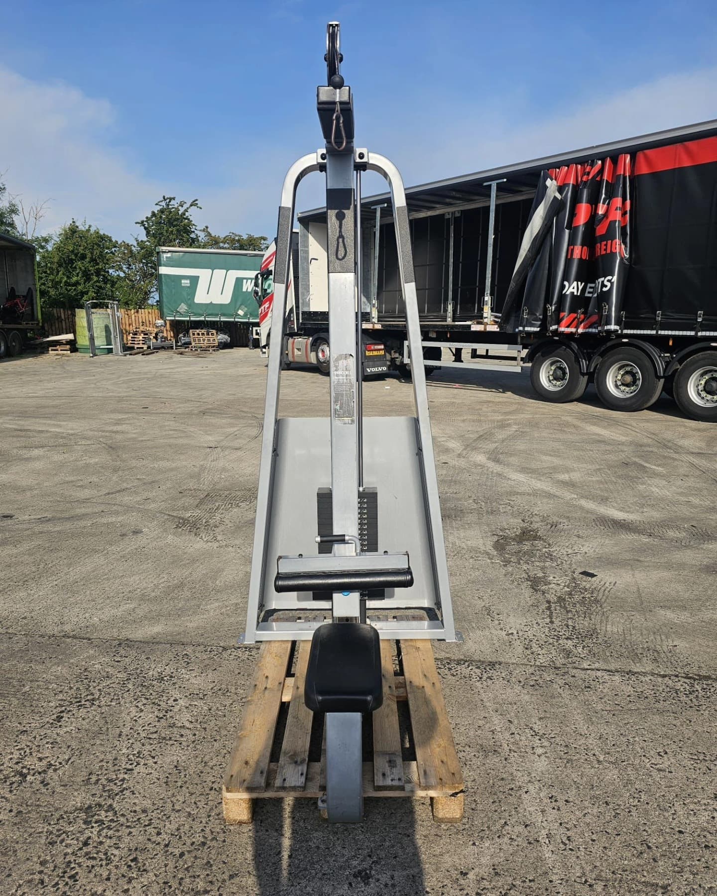 Precor Icarian Lat Pull Down by Precor, used strength equipment for sale at TJ Gym Equipment
