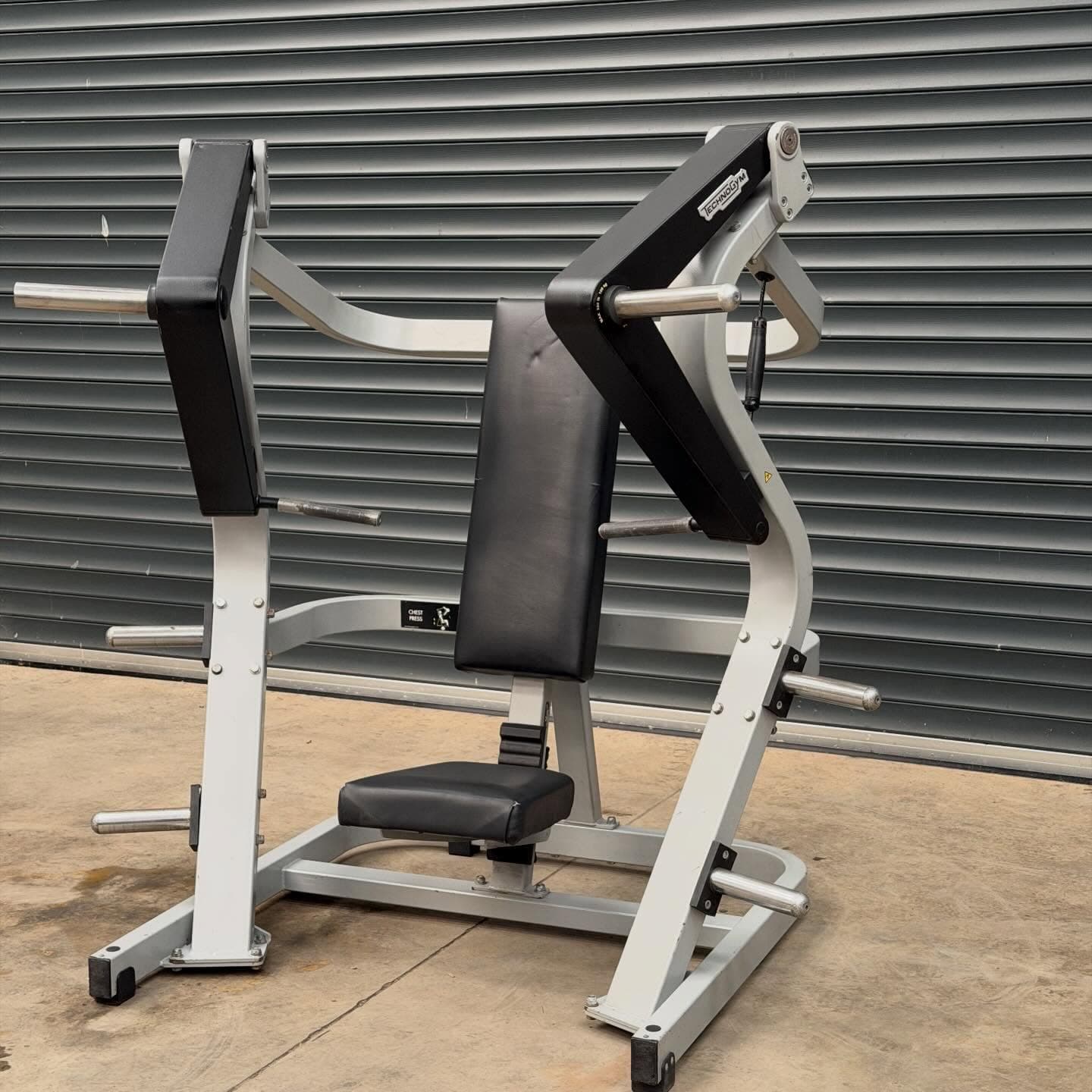 Technogym Chest Press by Technogym, used strength equipment for sale at TJ Gym Equipment